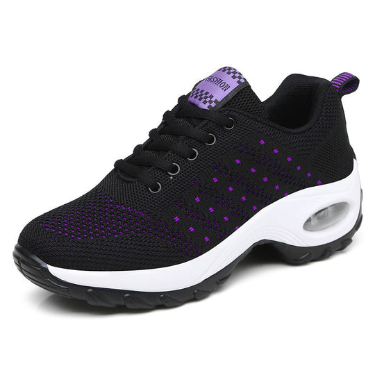 Damen Atmungsaktive Leichtgewicht Sneakers mit stoßdämpfender Sohle EB