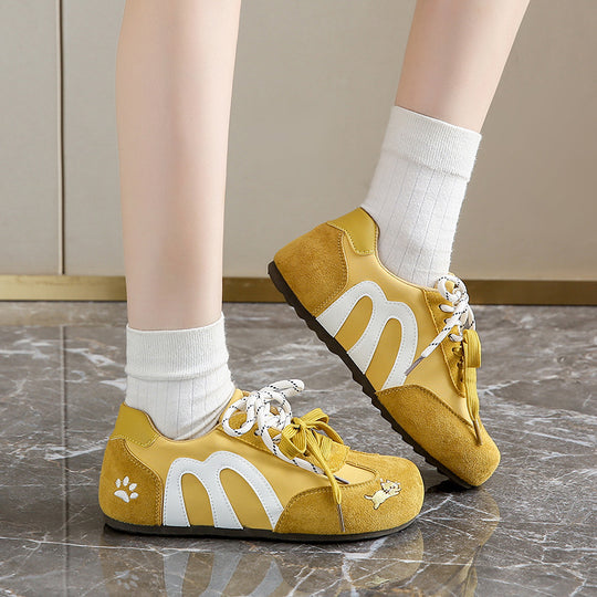 Damen Freizeitsneaker mit tierischem Design und bequemer Dämpfung EB