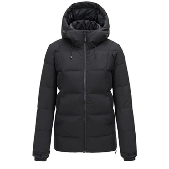 Damen Steppjacke mit abnehmbarem Kunstfellkragen und praktischen Taschen EB