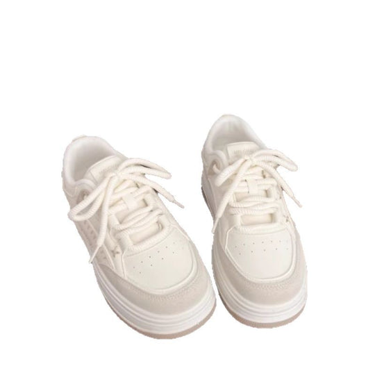 Damen Komfortable Plateausneaker mit atmungsaktivem Obermaterial und dämpfender Sohle EB