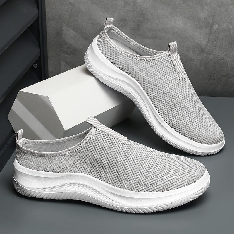 Unisex nan leichter Netzgewebe-Schlupf-Sneaker mit atmungsaktivem Obermaterial, dämpfender EVA-Zwischensohle und rutschfester Profilsohle EB