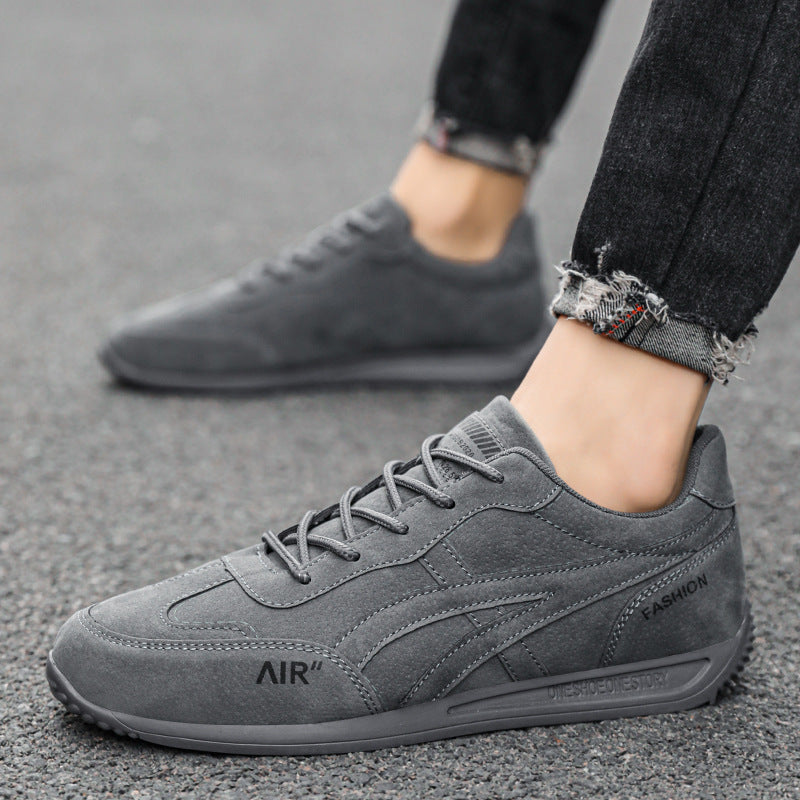 Damen Sportliche Sneakers aus weichem Wildleder mit atmungsaktiver Sohle EB