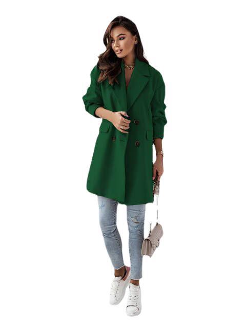 Damen klassischer Oversized-Blazer mit elegantem Revers EB