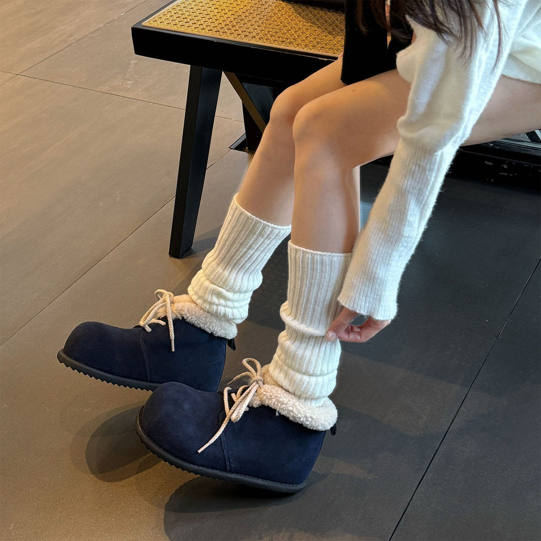 Damen Komfortable Hüttenschuhe mit kuscheligem Innenfutter EB