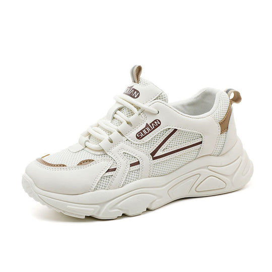 Damen modische und bequeme Sneakers mit atmungsaktiver Netzoberfläche EB