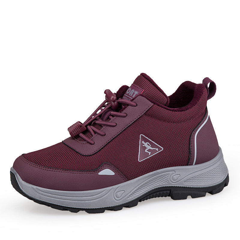 Damen Komfortable und dämpfende Sport Sneakers mit elastischem Schnellschnürsystem EB