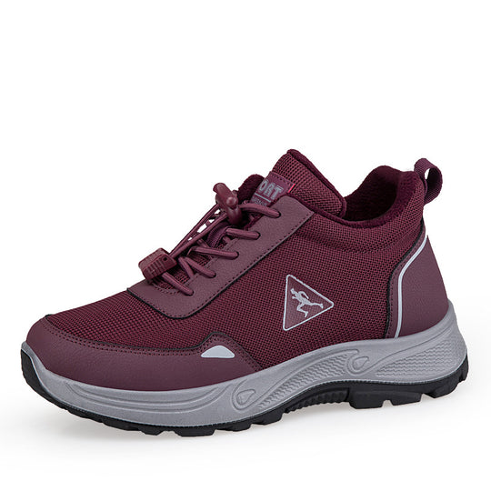 Damen Komfortable und dämpfende Sport Sneakers mit elastischem Schnellschnürsystem EB