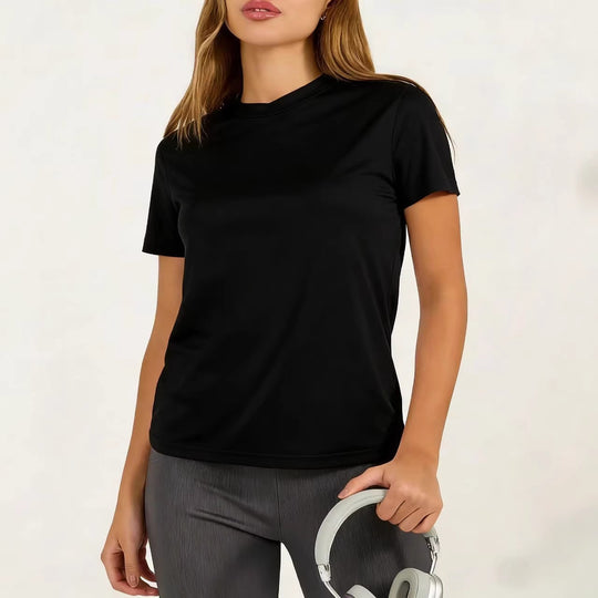 Damen Sportliches Funktionsshirt mit atmungsaktiver Technologie EB