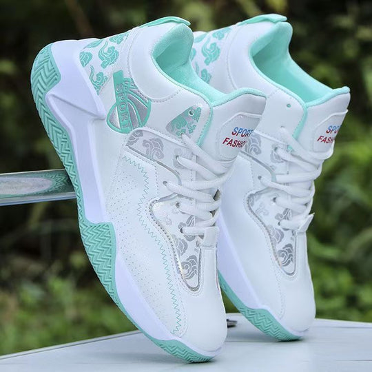 Damen Sportliche und modische Sneakers mit verstärkter Sohle EB