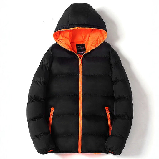 Herren nan winddichte Mikrofaser-Steppjacke mit gesteppter Thermopanel-Konstruktion und Kontrastfutter EB