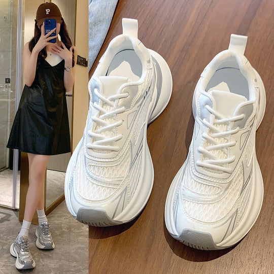 Damen Sportliche Airy Sneakers mit dämpfender Sohle und atmungsaktivem Obermaterial EB