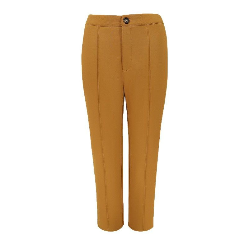 Damen elegante chino Hose mit taillierter Passform EB