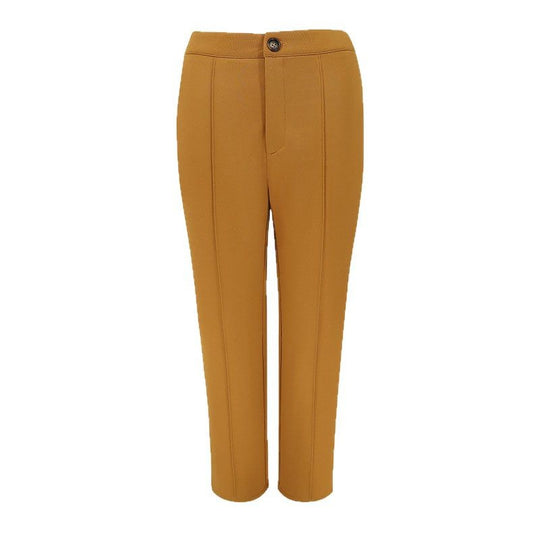 Damen elegante chino Hose mit taillierter Passform EB