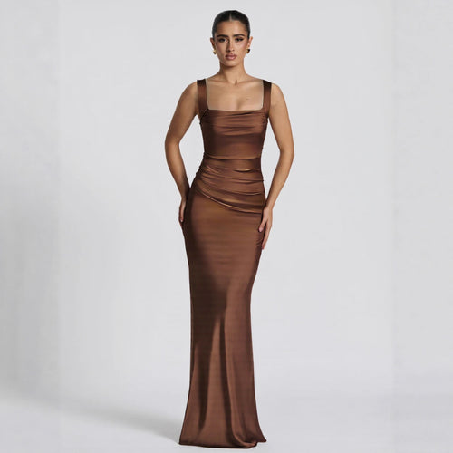 Damen Langarm Abendkleid EB