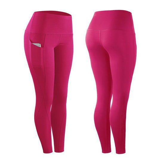 Damen Hochleistungs-Leggings mit praktischen Seitentaschen EB