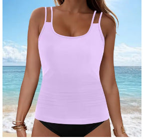 Damen Tankini-Oberteil mit modischem Rüschendesign EB