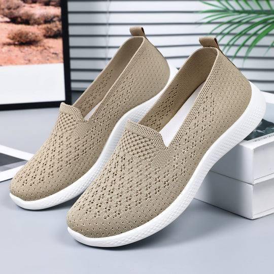 Damen Atmungsaktive Slip-On Schuhe mit flexibler Sohle EB