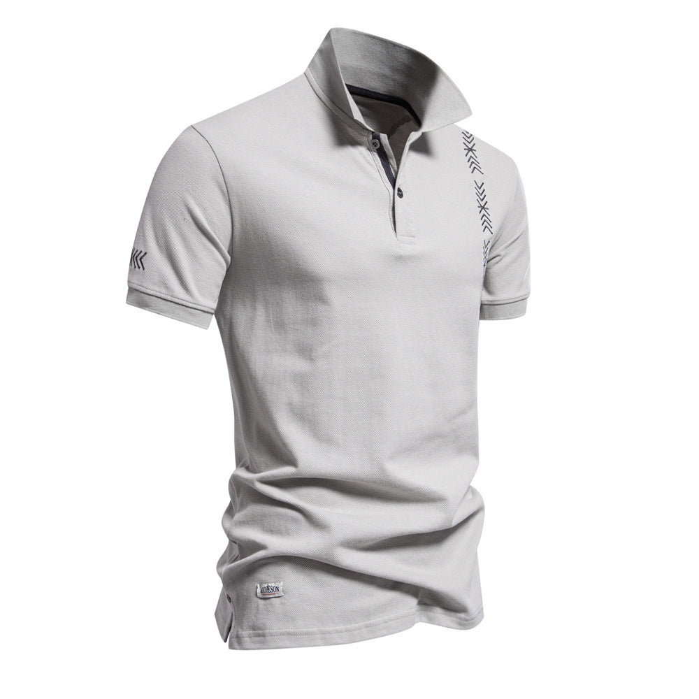 Herren Polo-Shirt mit modernem Design und feiner Struktur EB