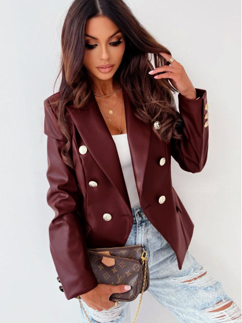 Damen Blazer mit doppelter Knopfleiste EB