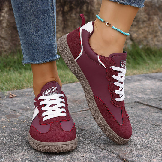 Damen Freizeitsneaker mit sportlichem Design und rutschfester Sohle EB