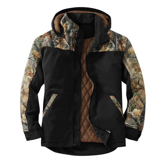 Damen wetterfeste Outdoorjacke mit vielseitigem Camouflage-Design EB