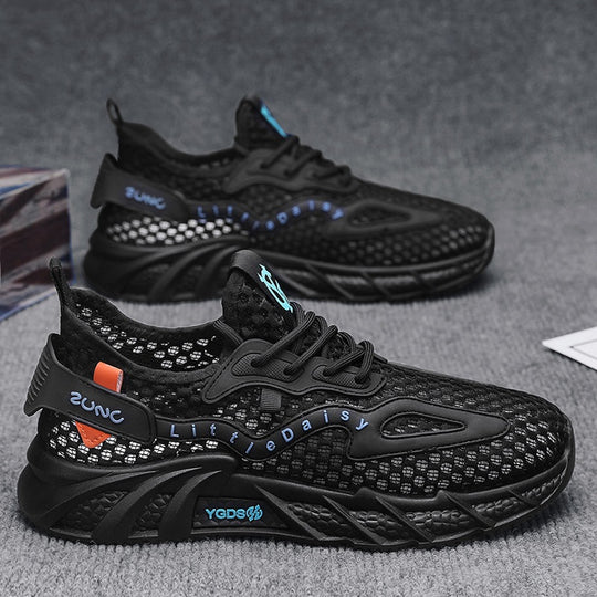 Damen Sportliche Mesh-Sneaker mit atmungsaktivem Obermaterial und innovativem Dämpfungssystem EB