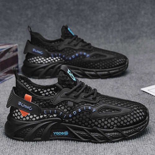 Damen Sportliche Mesh-Sneaker mit atmungsaktivem Obermaterial und innovativem Dämpfungssystem EB