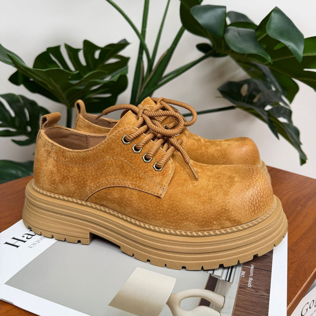 Damen modische Schnürschuhe mit atmungsaktiver Oberflächenstruktur EB