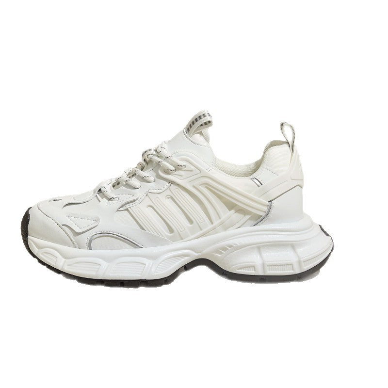 Damen Sportliche Sneaker mit robustem Sohlenaufbau und atmungsaktiver Mesh-Oberfläche EB