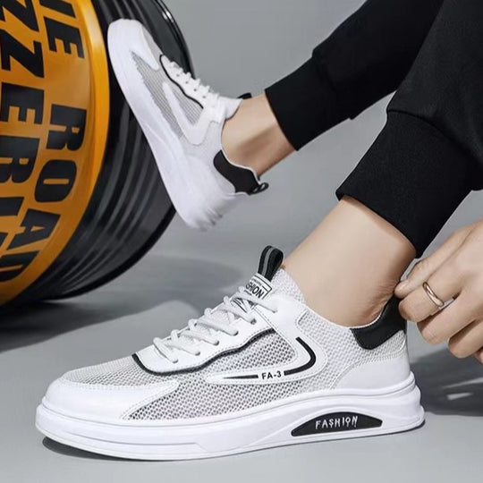 Damen Modische Sport-Sneaker mit atmungsaktiver Mesh-Oberfläche und stoßdämpfender Sohle EB