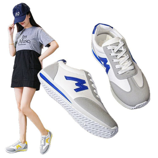 Damen Sportliche Sneakers mit gepolsterter Sohle und modischen Farbkontrasten EB