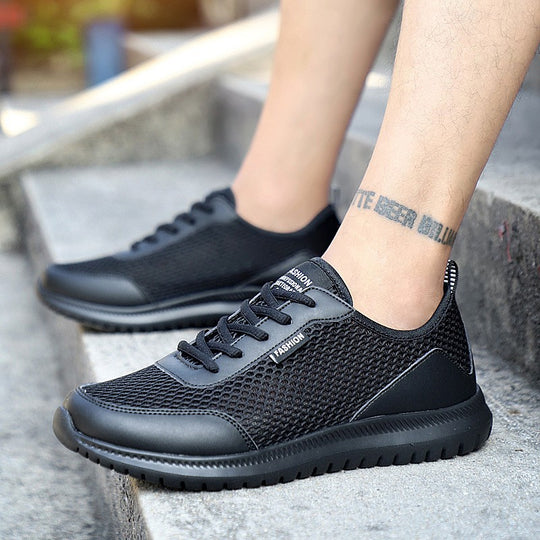 Damen Bequemliche Mesh-Sneaker mit atmungsaktiver Laufsohle EB