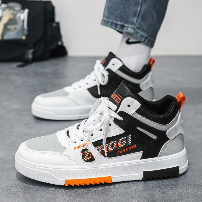 Damen High-Top Fashion Sneakers mit atmungsaktiven Einsätzen und rutschfester Sohle EB