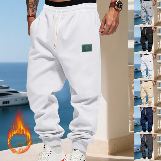Herren bequeme Hoodie-Jogginghose mit elastischem Bund und praktischen Eingrifftaschen EB