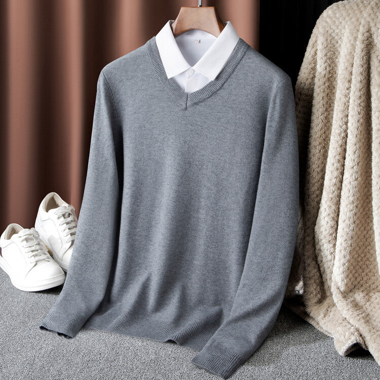 Herren V-Ausschnitt Pullover EB