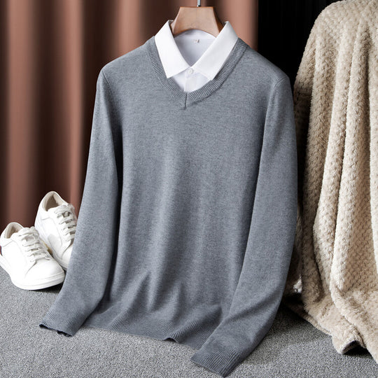 Herren V-Ausschnitt Pullover EB