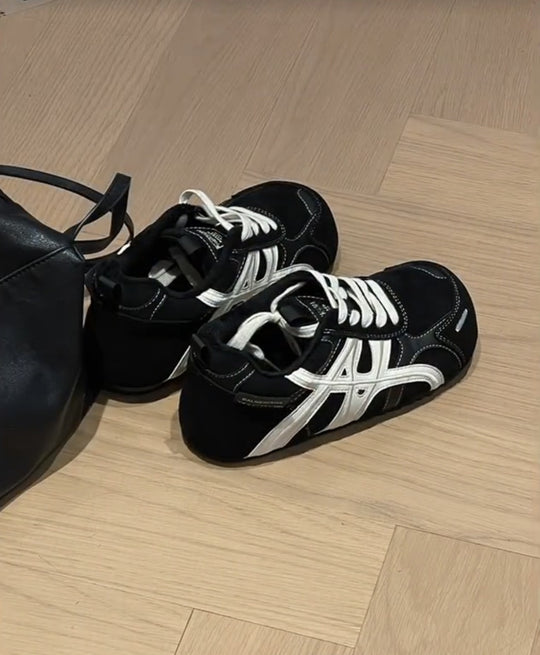 Damen Sportliche Sneakers mit atmungsaktivem Obermaterial und rutschfester Sohle EB