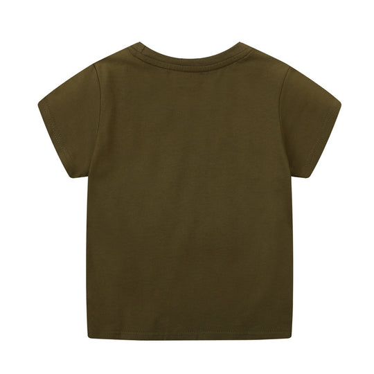 Kinder T-Shirt mit kreativem Löwen-Motiv EB