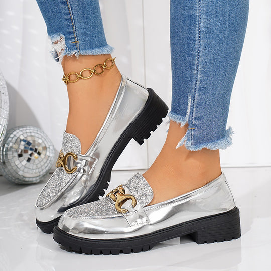 Damen Elegante und modische Mokassins EB