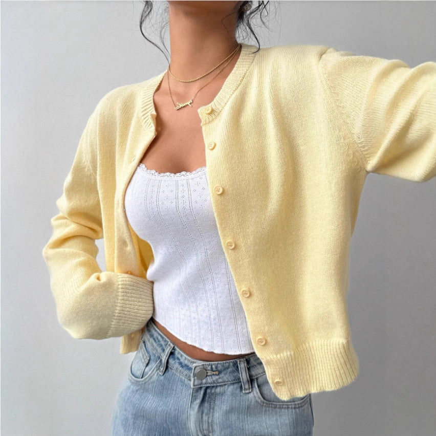 Damen Strickjacke im Oversized-Stil EB
