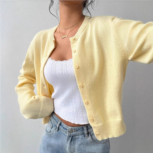 Damen Strickjacke im Oversized-Stil EB