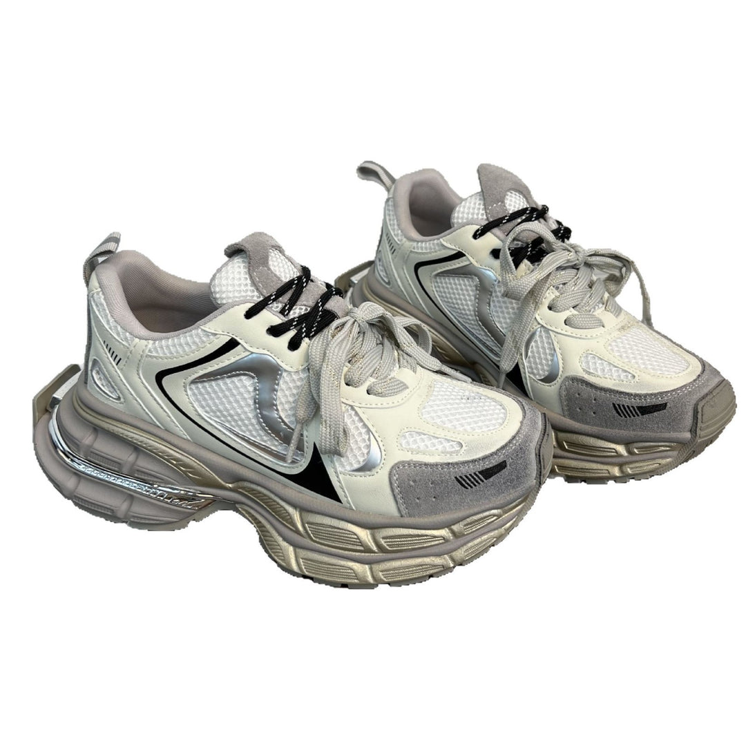 Damen Sportliche Sneakers mit atmungsaktiver Mesh-Oberfläche und stabiler Dämpfungstechnologie EB