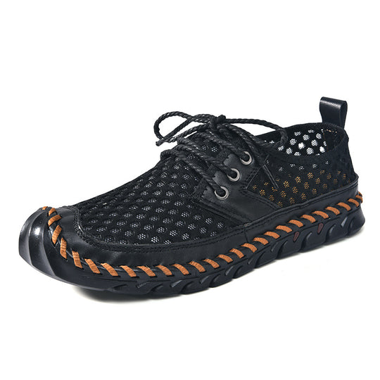 Herren Atmungsaktive Netzsneaker mit rutschfester Sohle EB