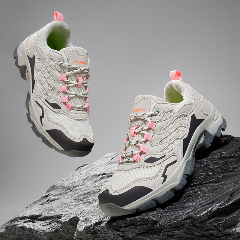 Damen Sportliche Trail Schuhe mit atmungsaktiver Mesh-Oberfläche und rutschfester Sohle EB
