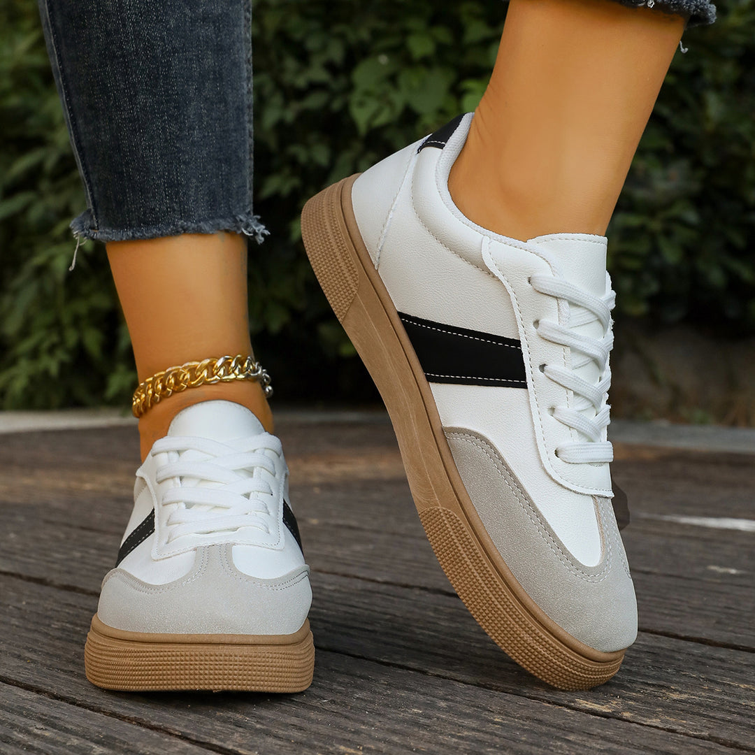 Damen Sneakers im sportlich-eleganten Stil mit gepolsterter Laufsohle EB