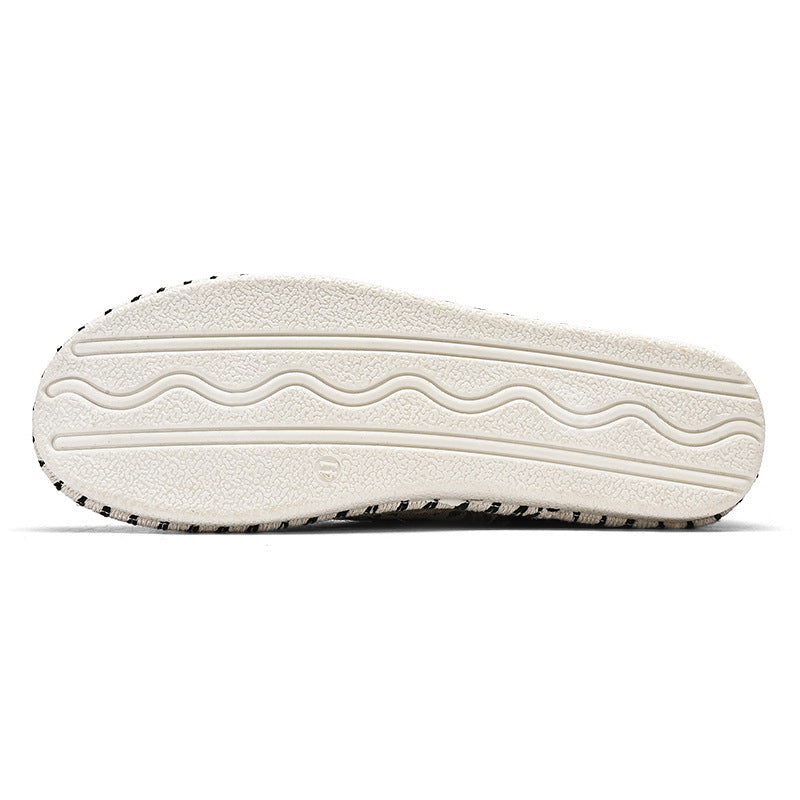 Damen Espadrilles-Sneaker mit exotischem Musterdruck und modischer Kordelsohle EB