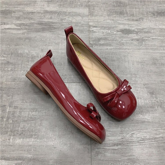 Damen Ballerinas mit süßer Schleifenapplikation und komfortablem Fußbett EB