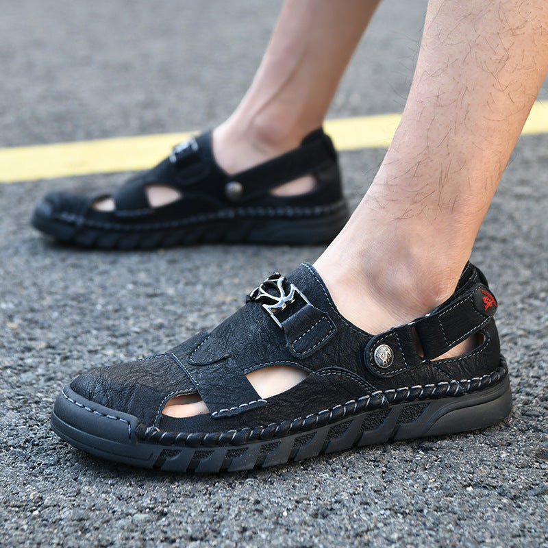 Herren Atmungsaktive Sandalen mit praktischem Klettverschluss EB