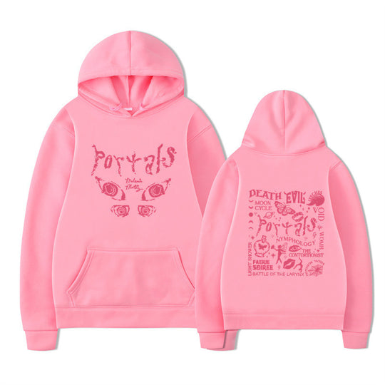 Damen Kapuzenpullover mit kreativem Motiv und bequemer Passform EB