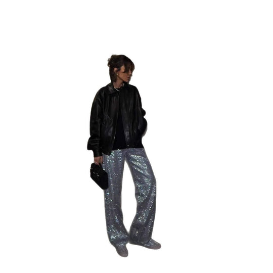 Damen Stilvolle jacke mit lässigem Schnitt und praktischen Taschen EB